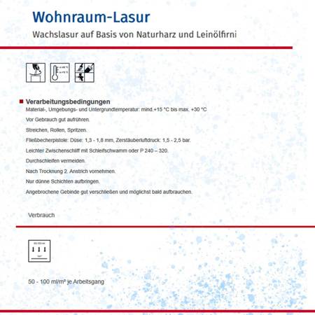 Remmers WOHNRAUM-LASUR BIRKE 0,75L