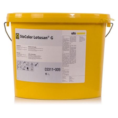 STO Lotusan® G Fassadenfarbe 15 L getönt C4 Δ mit Lotus-Effect gegen Algen