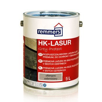 Remmers HK-Lasur Grey-Protect 5 L - srebrnoszary