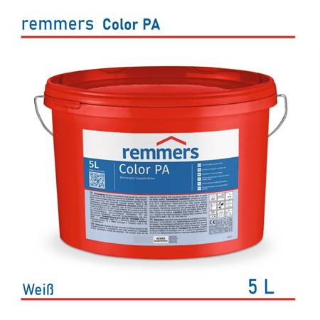 Remmers Color PA Hochwertige Reinacrylat-Fassadenfarbe BASt gelistet Weiß 5 L 