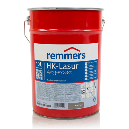 Remmers HK-Lasur Grey-Protect 10 L - grafitowoszary