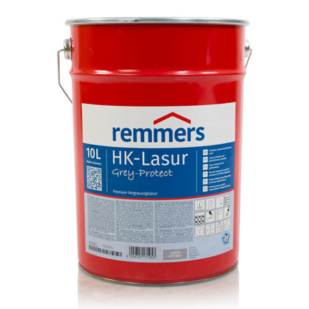 Remmers HK-Lasur Grey-Protect 10 L - platynowoszary
