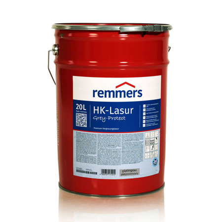 Remmers HK-Lasur Grey-Protect 20 L - platynowoszary