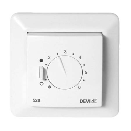 Termostat Devireg-530 podtynkowy regulacja temperatury od +5 do +35°c
